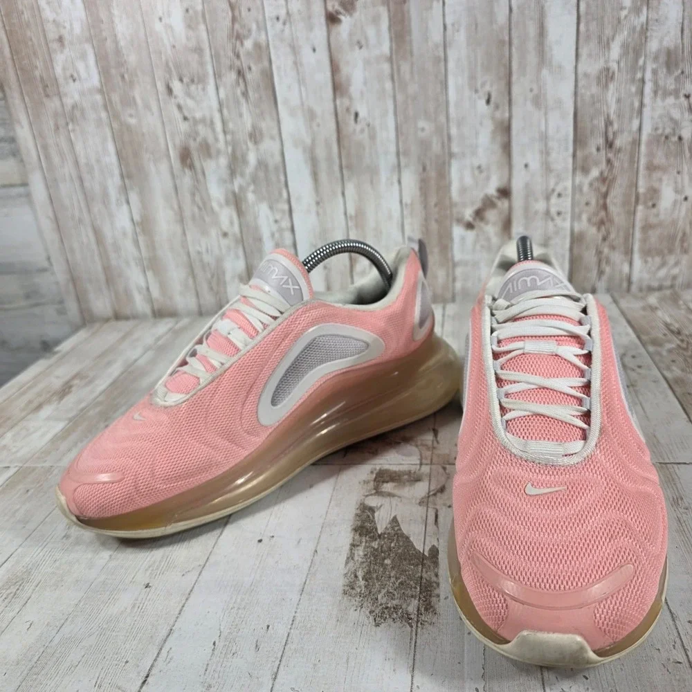 Nike Air Max 720 Pink Silver Womens Running Shoes AR9293-603 Size 10
